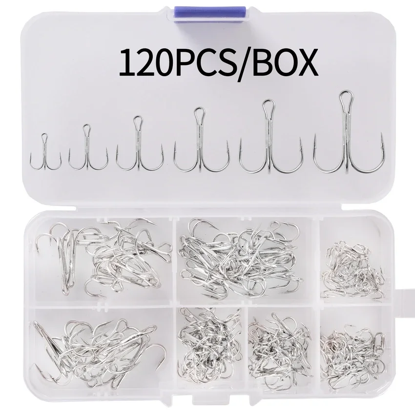120pcs Silver Hook