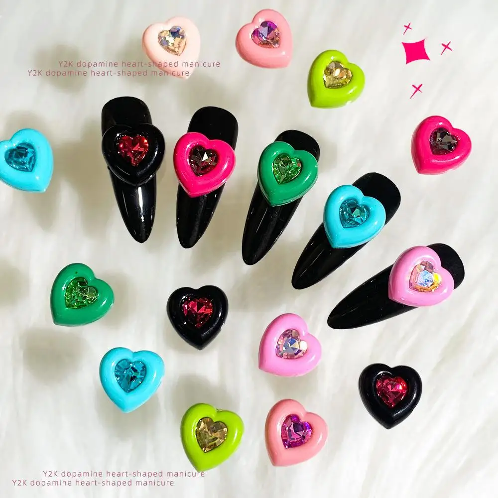 Manicura de 1/2/3 piezas, 1,1x1,1 cm, diseño único, belleza duradera, fácil de usar y llevar, no es fácil de romper - imagen 2