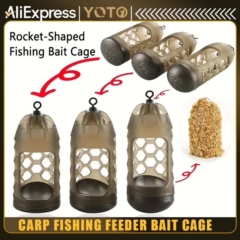 YOTO Alimentador carpfishing lastrado – Polímero HD con tapa abatible - imagen 5