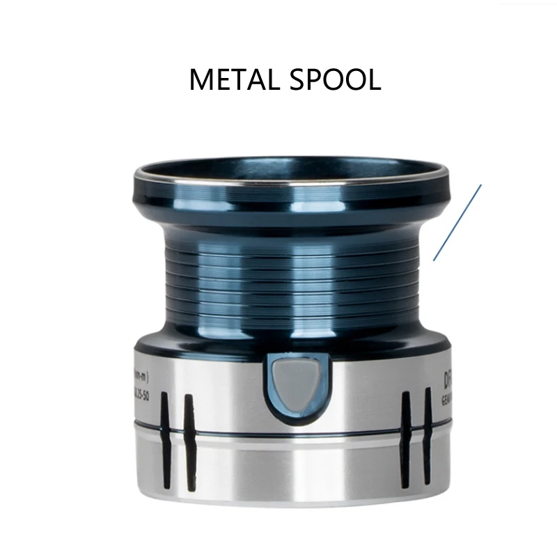 Carrete de pesca con arrastre máximo de 5kg, Ratio de engranaje 2023: 1, balancín de Metal, rueda giratoria pequeña, aparejos de pesca, carrete de fundición, novedad de 5,2 - imagen 5