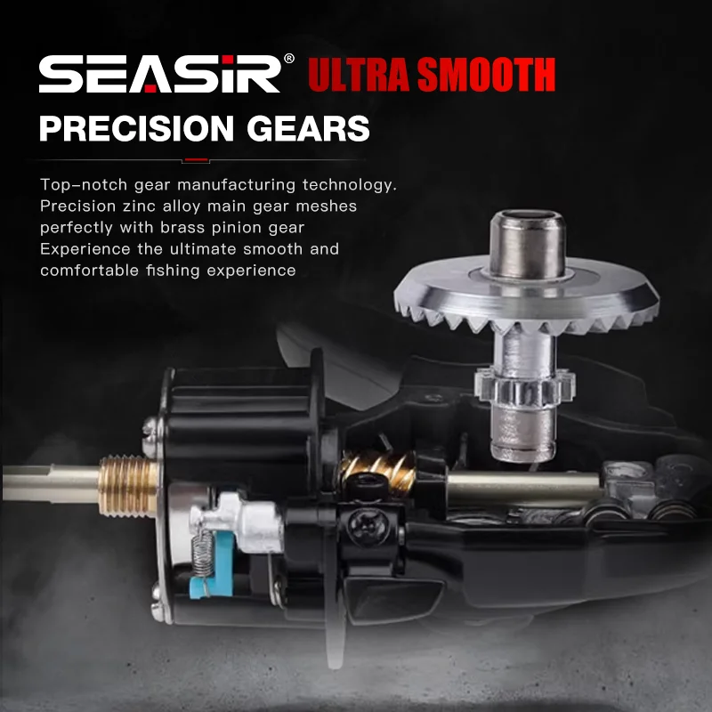 Carrete Spinning Seasir P-Series Prospec – Fibra de carbono 8+1BB - imagen 5