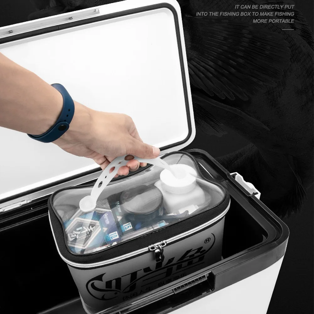 Bolsas de pesca EVA multifunción, cubo plegable portátil, caja de peces vivos, contenedor de agua para acampar, caja de almacenamiento de aparejos de pesca X364G - imagen 4