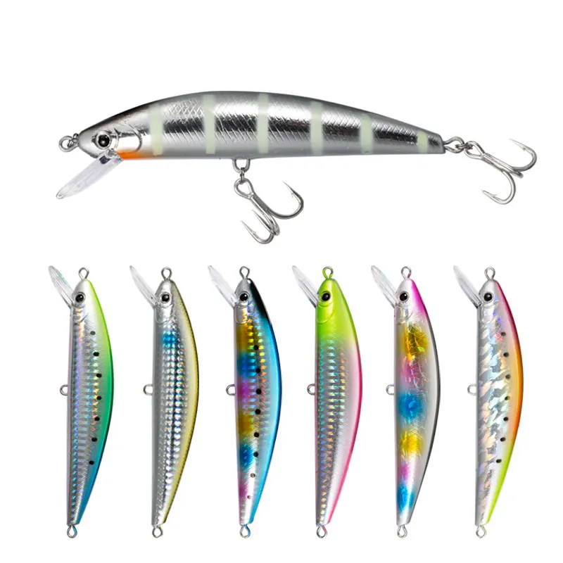 Señuelos de Pesca de pececillo de hundimiento pesado, 120mm, 40g, lubina, trucha, cebos duros artificiales, equipo de Pesca Wobbler Swimbait de fundición larga - imagen 4