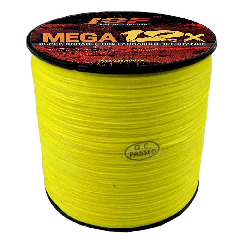 JOF X12 Sedal trenzado PE – Línea resistente multicolor para pesca - imagen 2