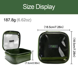 JSFUN Bolsa de almacenaje para cañas de carpa, impermeable y resistente al polvo
