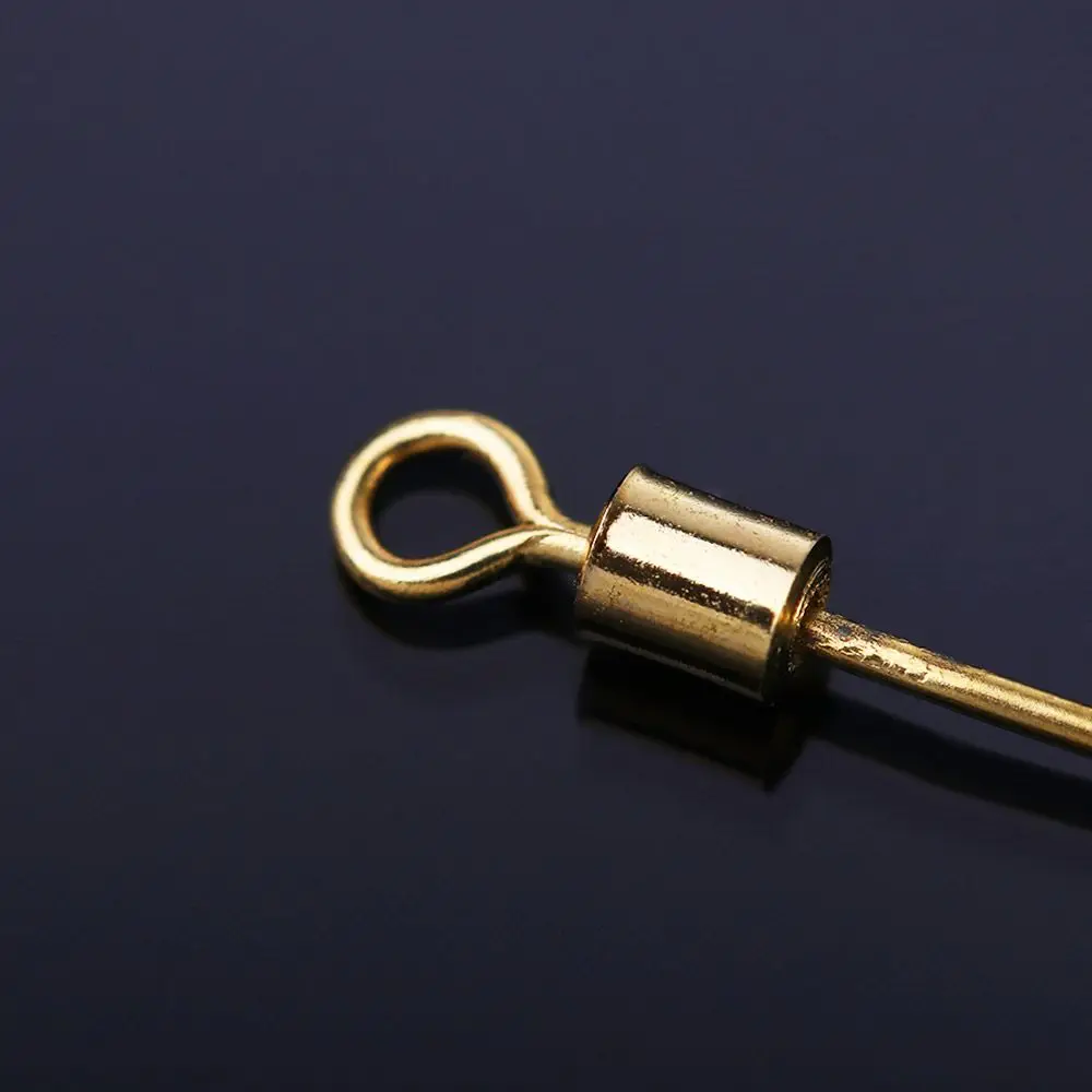 Aparejos de Metal de silicona de Color, engranaje de pesca de enlace rápido, gancho giratorio de línea de deriva, Conector de flotadores de pesca - imagen 2