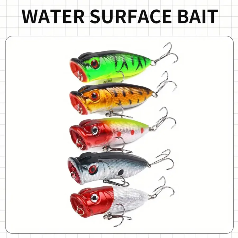 22 unids/caja Kit de Señuelos de Pesca Wobblers para lubina Walleye trucha carpa Minnow lápiz luminoso Vib y rana suave Swimbait juego de cebo duro - imagen 3