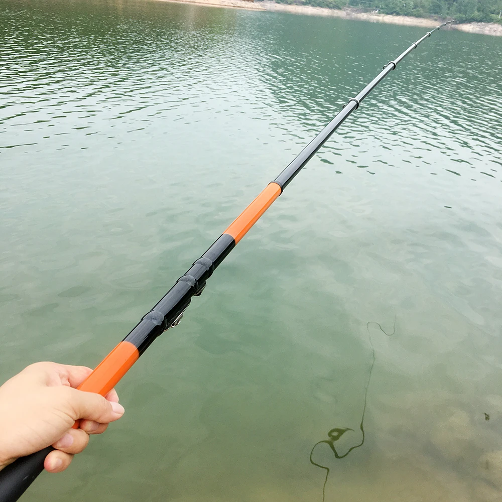 Caña de pescar telescópica para Roca, caña de pescar de 2,7 M de alto carbono/3,6 M/4,5 M/5,4 M/6,3 M - imagen 3