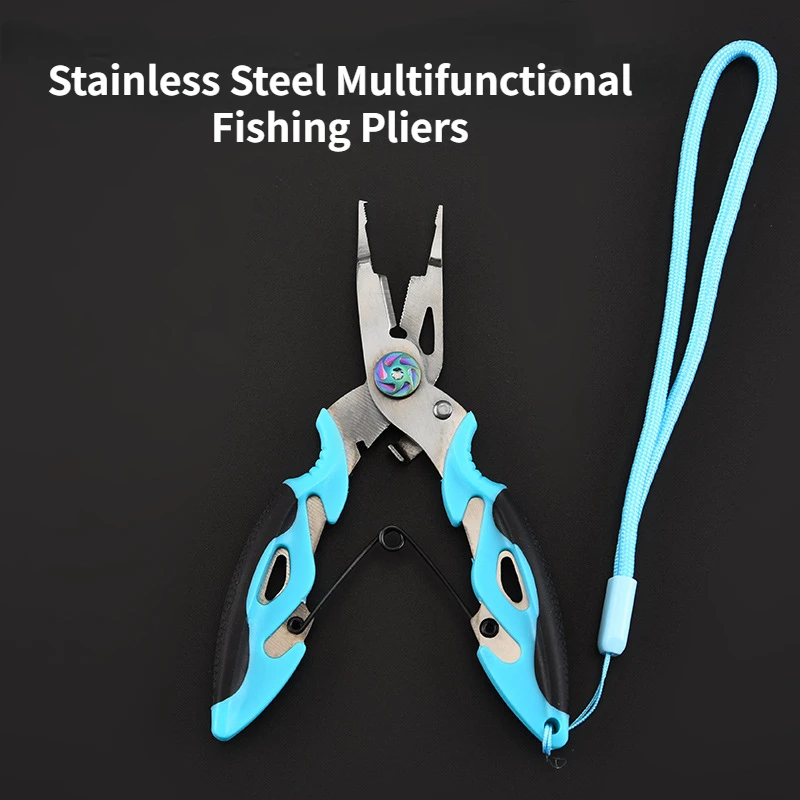 Alicates de pesca de acero inoxidable, controlador de pesca multifuncional Lua, equipo de pesca, productos al aire libre - imagen 2