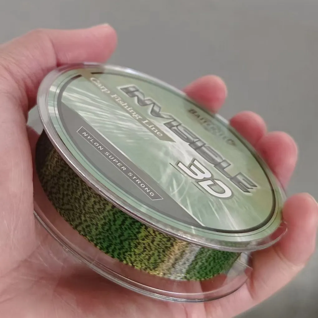 Línea de pesca Invisible de 100m, 150m, 200m, monofilamento puntado, hilo de nailon hundido 3D, línea recubierta de fluorocarbono de carpa moteada japonesa - imagen 5