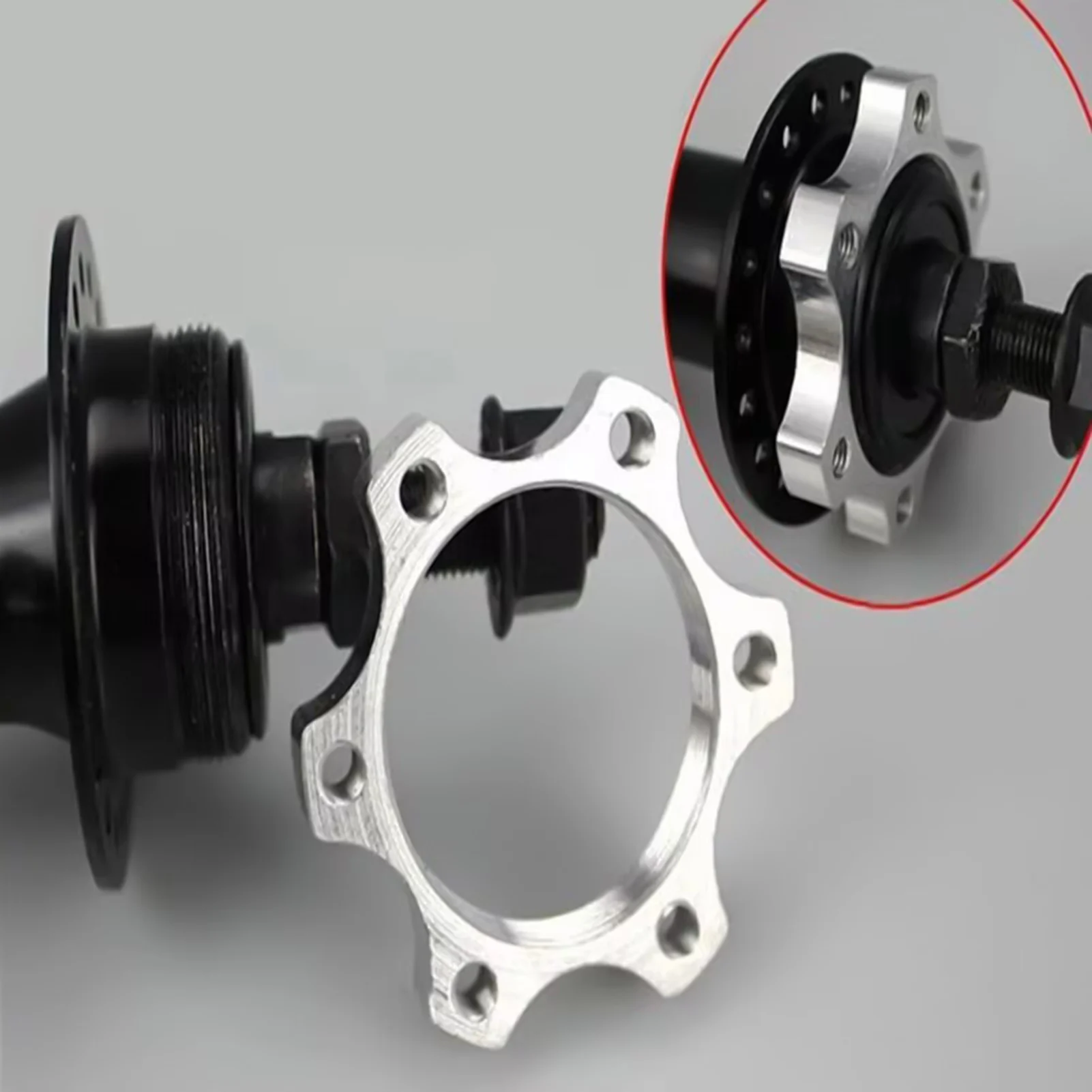 Rotor freno disco 44mm 48mm 6 orificios – Recambio bicicleta montaña - imagen 4