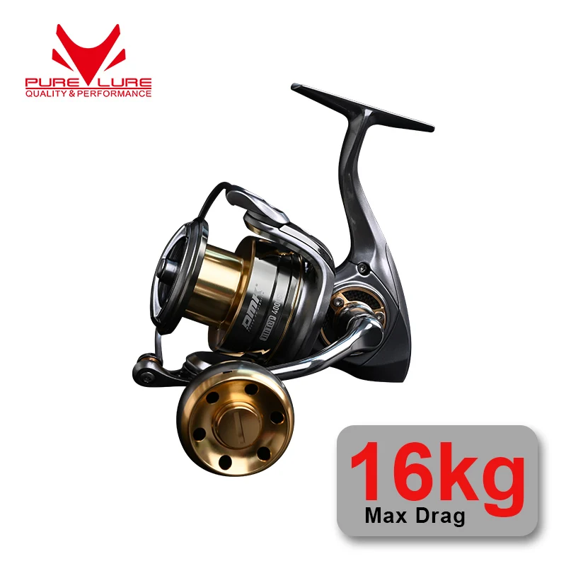 Carrete Purelure Nutop 4000-5000 – Freno 16kg para carpa y lucio - imagen 3