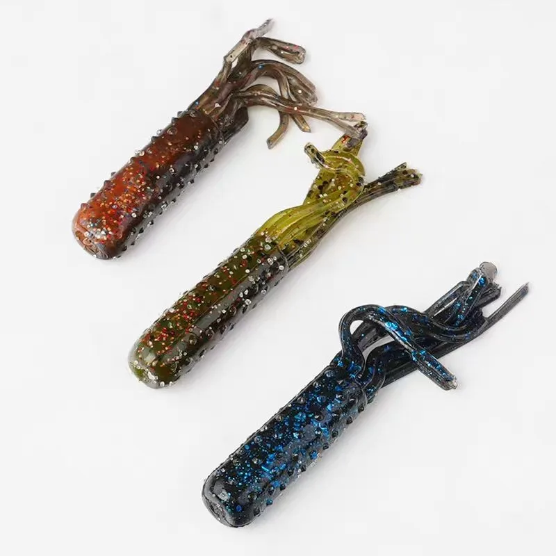 ZMAN-cebo suave TRD TUBEZ importado de EE. UU., palo de medusa, señuelo para insectos, cebo falso, grupo de pesca Ned NED fino - imagen 3