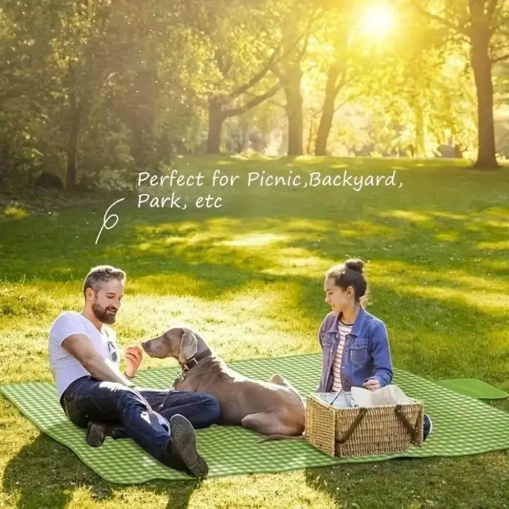 Estera de Picnic de diseño plegable fácil de limpiar, tela impermeable, estera portátil antideslizante, tela gruesa, estera impermeable a prueba de arena para barbacoa - imagen 3