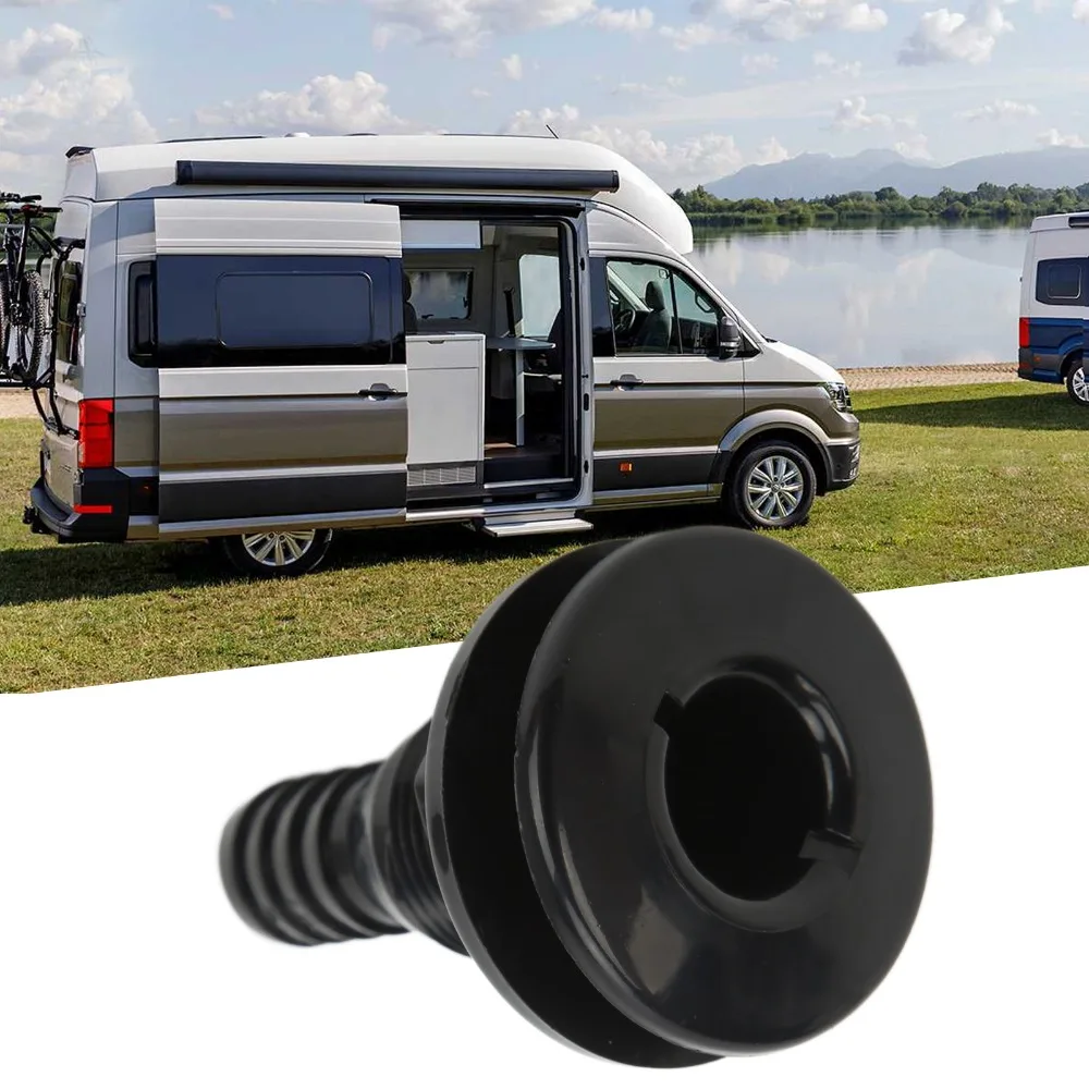 Conector de casco de barco de varios tamaños, acoplamiento de manguera blanco y negro, plástico ABS recto a través del conector de casco marino - imagen 4