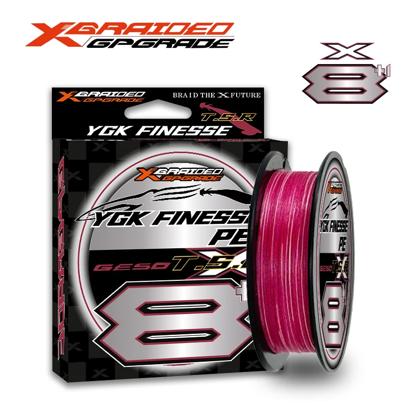 Línea de pesca trenzada YGKX 100/150/200M X8 + 1 línea de PE línea de pesca de mar multifilamento japonés súper fuerte línea de carpa línea de trucha