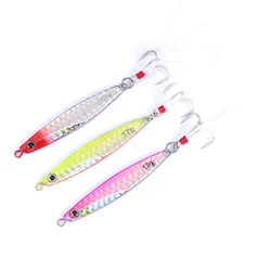 Jig Metálico Cuchara Jigging – Señuelo con anzuelo triple