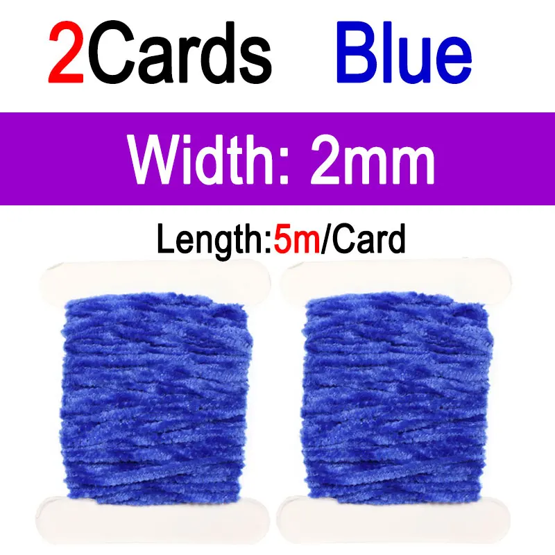 2pcs Blue 2mm