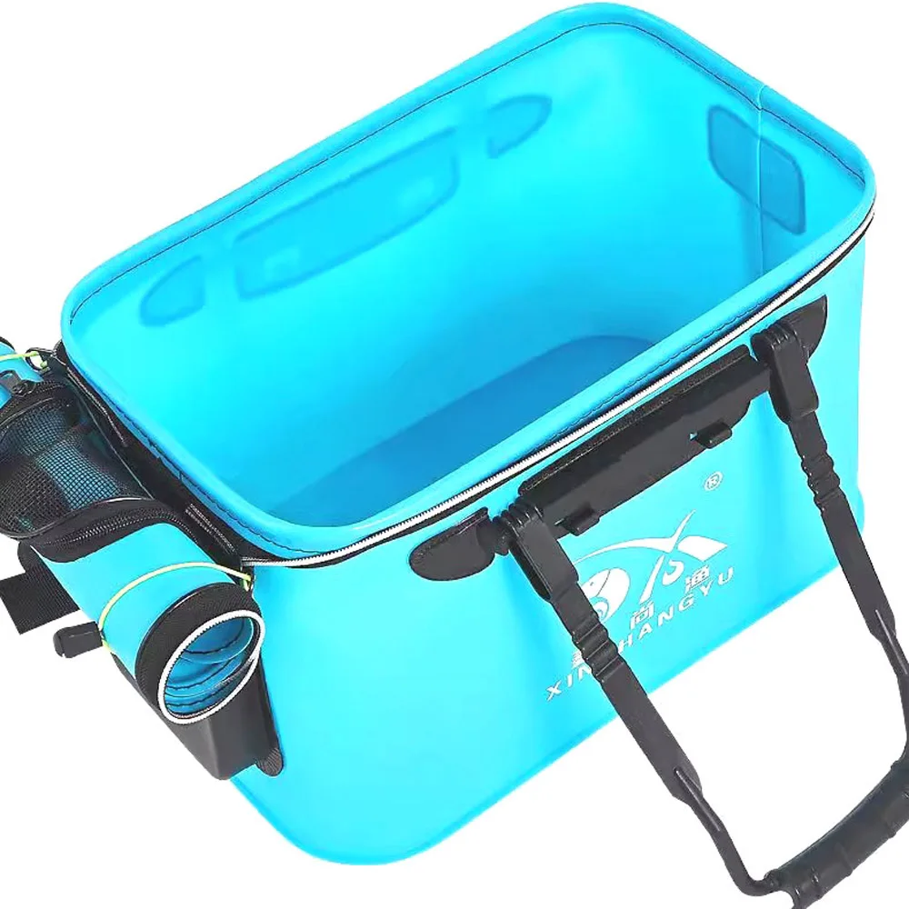 Cubo de pesca plegable EVA para peces vivos y aparejos - imagen 4