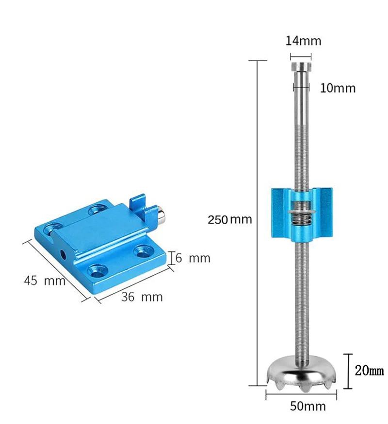 Estuche de pesca estable y ajustable, soporte para Patas telescópicas, aparejos de pesca, caja de pesca, 2 uds./lote - imagen 5