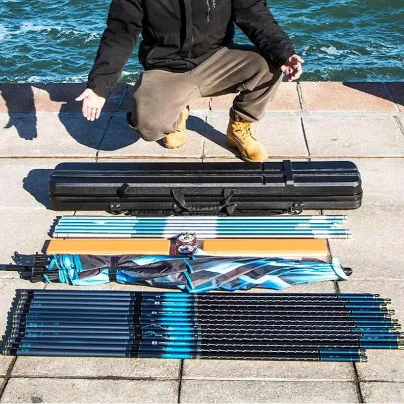 Funda rígida para caña de pescar – Bolsa portátil de transporte - imagen 5