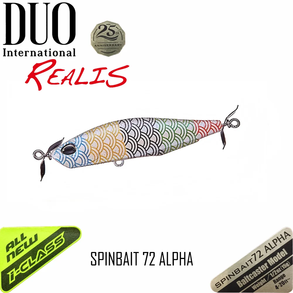 DUO Japón REALIS SPINBAIT lápiz sumergible ALPHA hélice de tiro lejano onda señuelo cebo - imagen 3