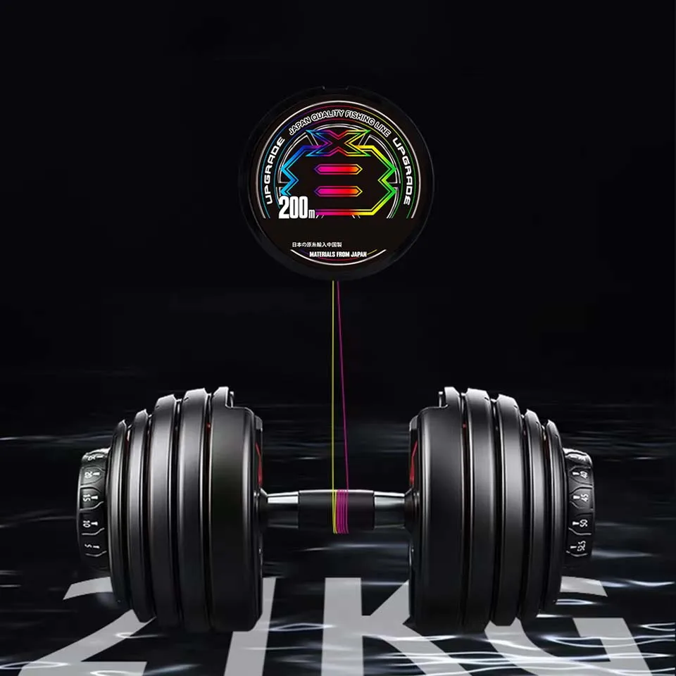 Línea de pesca trenzada X8, Original, superfuerte, multifilamento de 8 hebras, PE, 100m/300m/500m, Japón, 12LB-80LB, G-SOUL - imagen 4