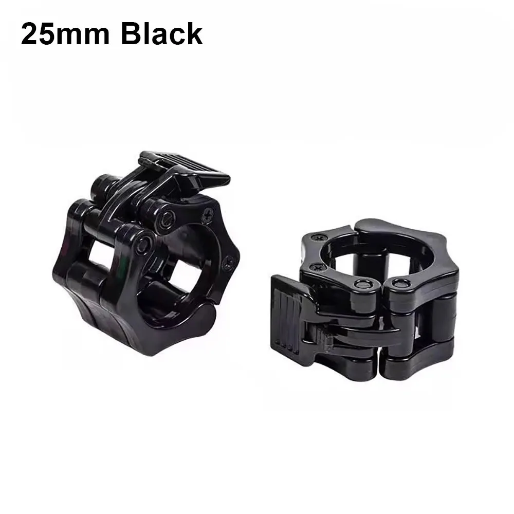 2Pcs 25mm Black
