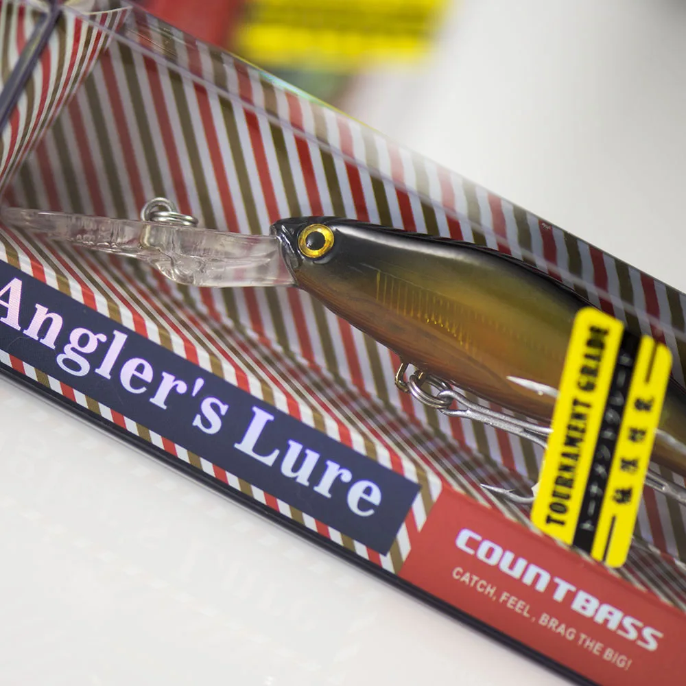 Countbass Shad Minnow 65mm 2-9/16 "7,3g 1/4 oz., cebo duro que se hunde labio largo Minnow Señuelos de pesca Wobblers Jerk Your Bait - imagen 4