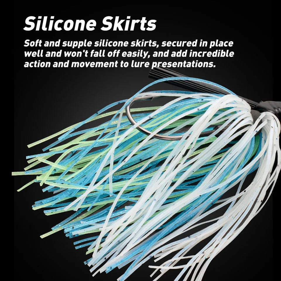 WALK FISH-señuelo giratorio de pesca, 1 piezas, 7G, 10G, 14G, Jig Head, Buzzbait para Lucio, Walleye Spinnerbait - imagen 4