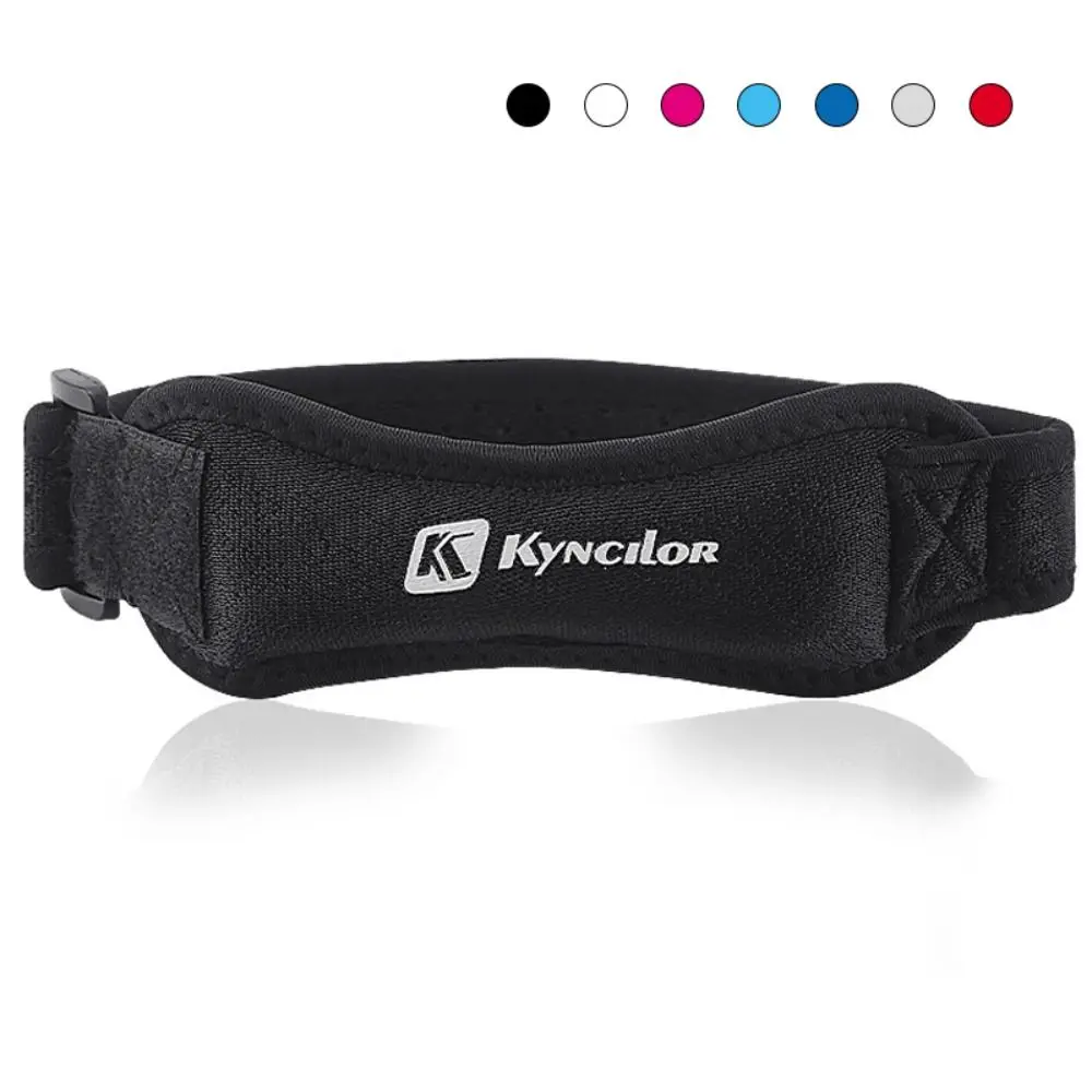 Rodillera ajustable de alta calidad, diseño elástico transpirable, rodillera con absorción de impacto, correa de soporte para rodilla, fútbol - imagen 4