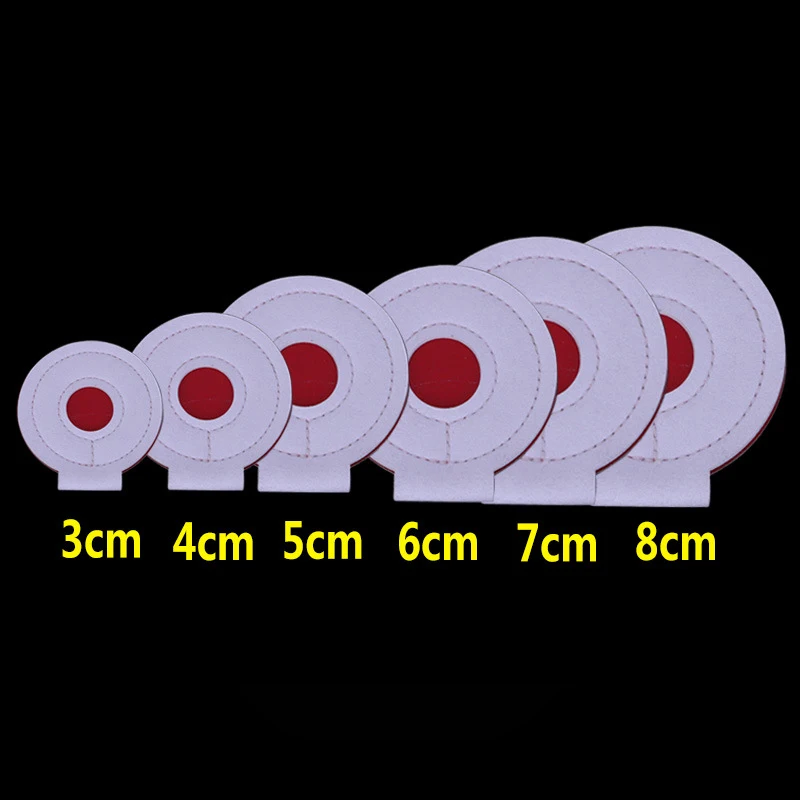 Tirachinas objetivo Bullseye 3/4/5/6/7/8cm Material de microfibra tiro de entrenamiento - imagen 4