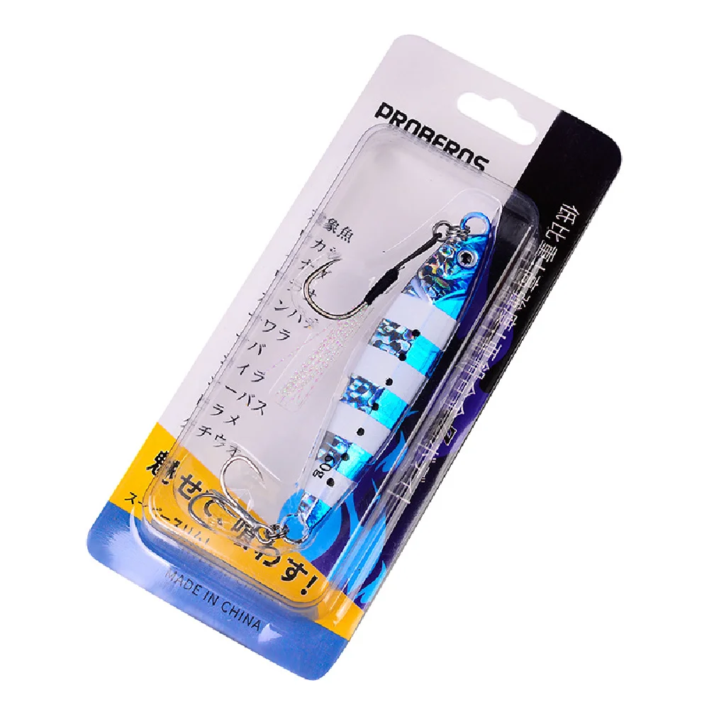 Wobblers de cebo artificial metoluminoso para curricán, plantilla de metal, señuelo duro, pesca en el mar, accesorios supercontinentes - imagen 5