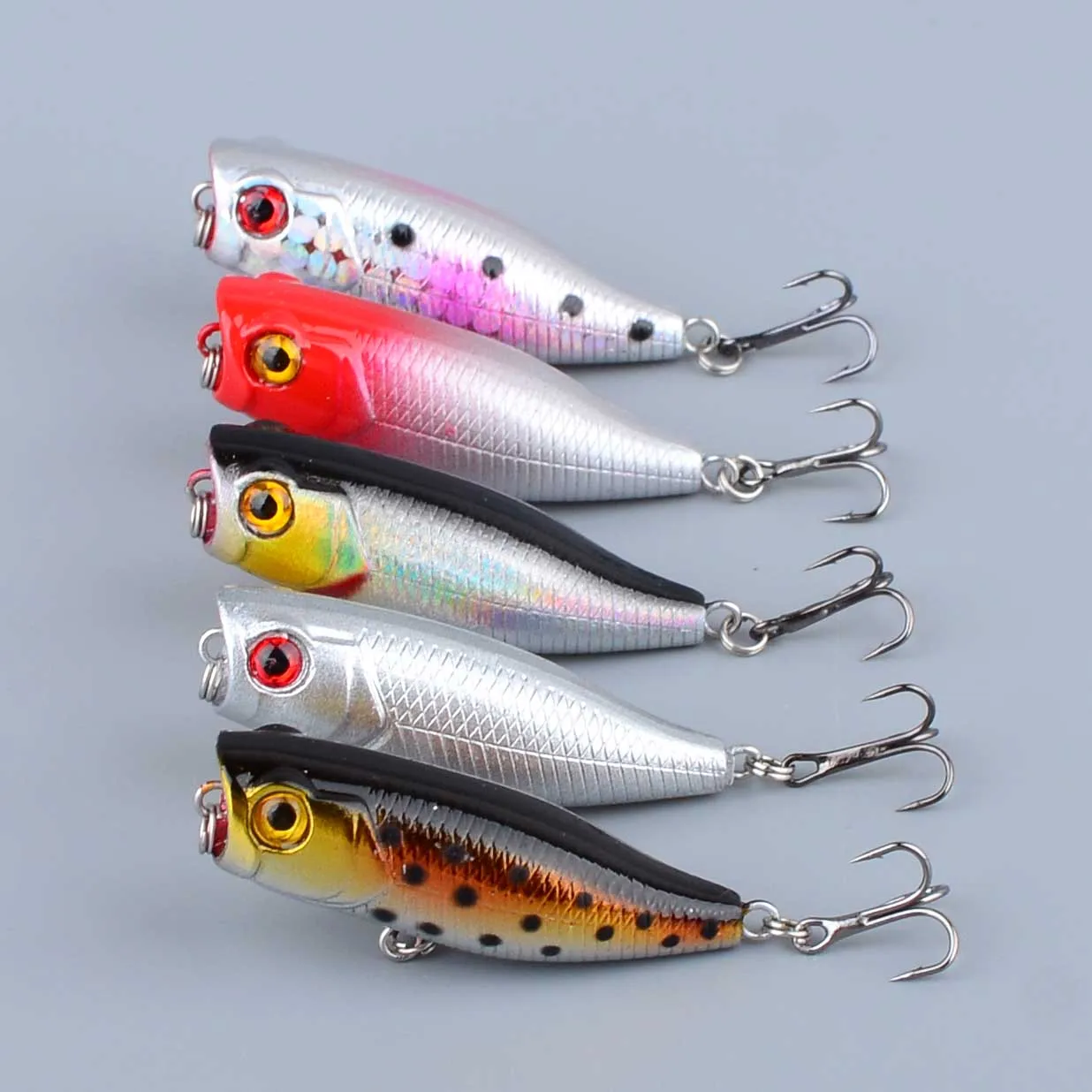 Minnow Señuelo Jerkbait Realista para Trucha y Bass – Plástico Duro - imagen 5