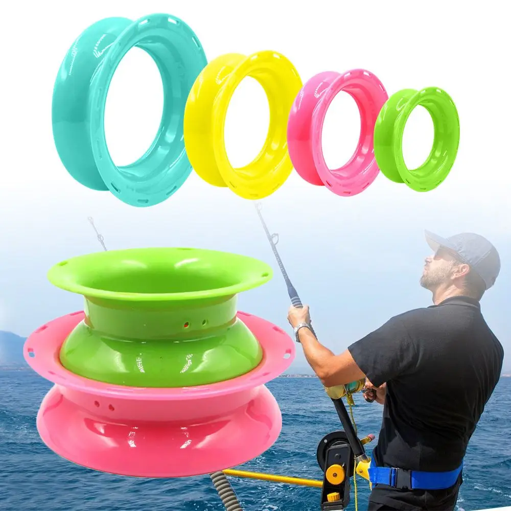 Placa de línea de bobinado de rueda de mango portátil de alambre de rastreo de engranajes de pesca, placa de alambre grande, bobina de bobinado de pesca - imagen 2