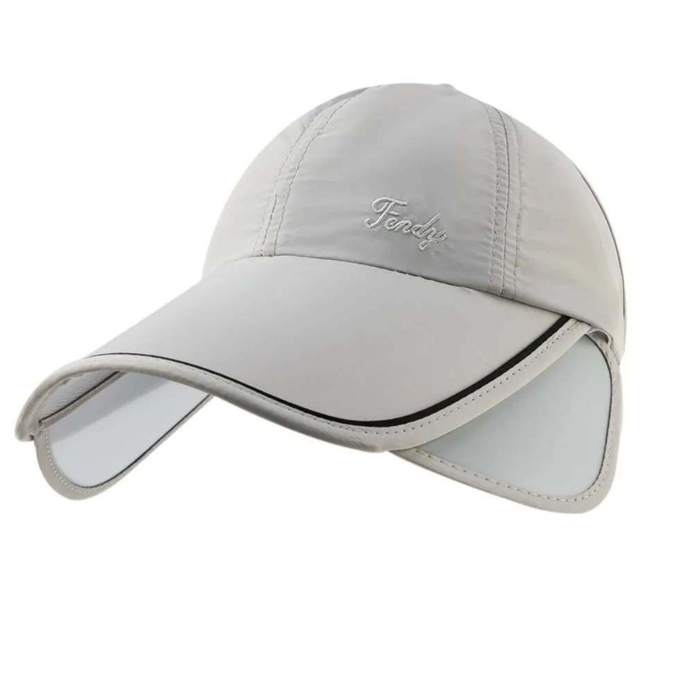 Gorra de pesca con ala ancha, protección UV y secado rápido