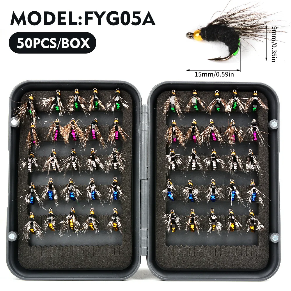 Señuelo Bumble Bee – Mosca artificial para trucha en río - imagen 2