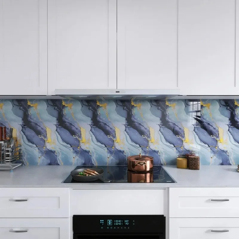 Papel tapiz autoadhesivo de 40cm, impermeable y resistente al aceite, papel decorativo para paredes, decoración del hogar de PVC, antiincrustante - imagen 2