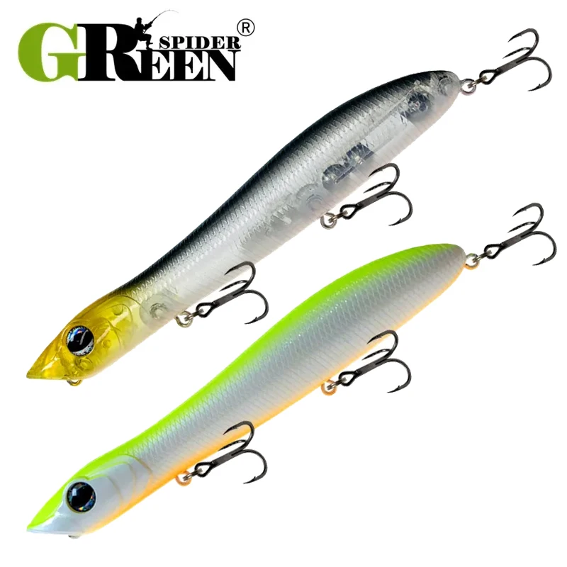 GREENSPIDER Popper Wobbler Topwater para lubina – Señuelo agua salada - imagen 3