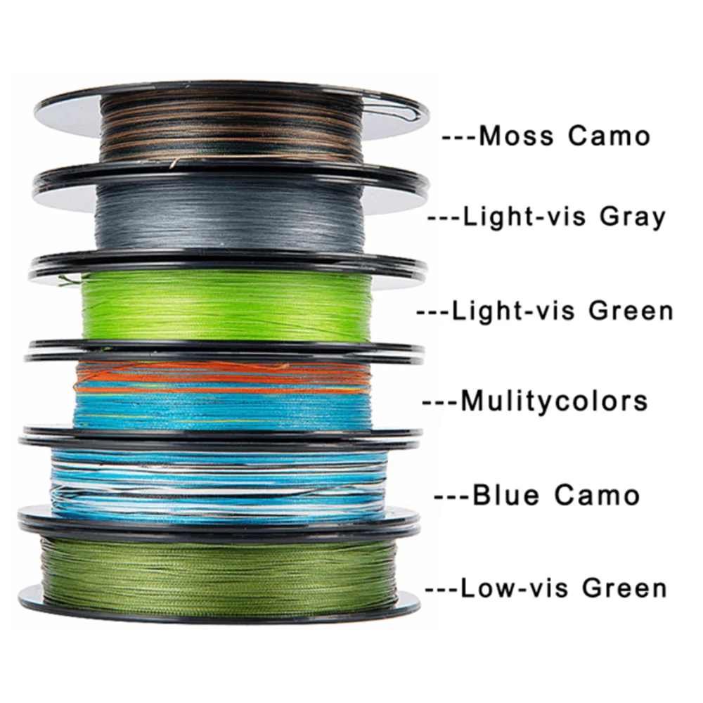2024 nuevo 8 hebras 500M 300M 150M Multicolor Japón Spinning extremo PE tejido fuerte multifilamento carpa línea de Pesca - imagen 3