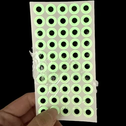 Señuelos de pesca 3D fosforescentes con acabado láser – Forma lágrima