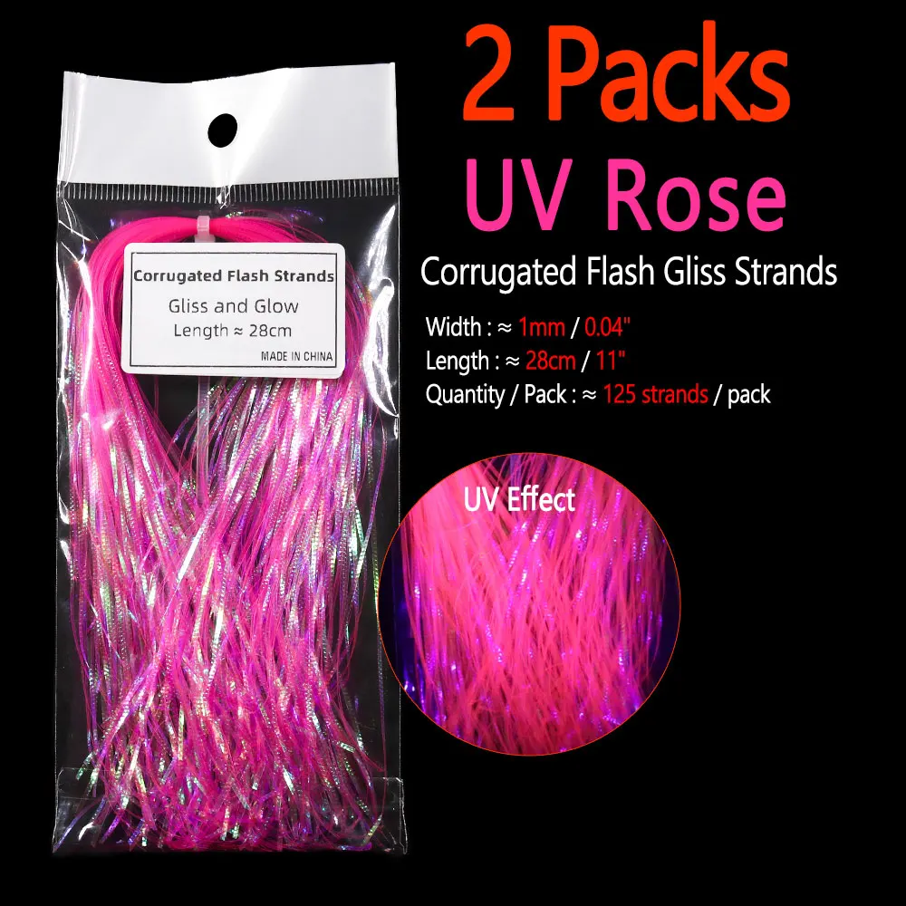 2 Packs UV Rose