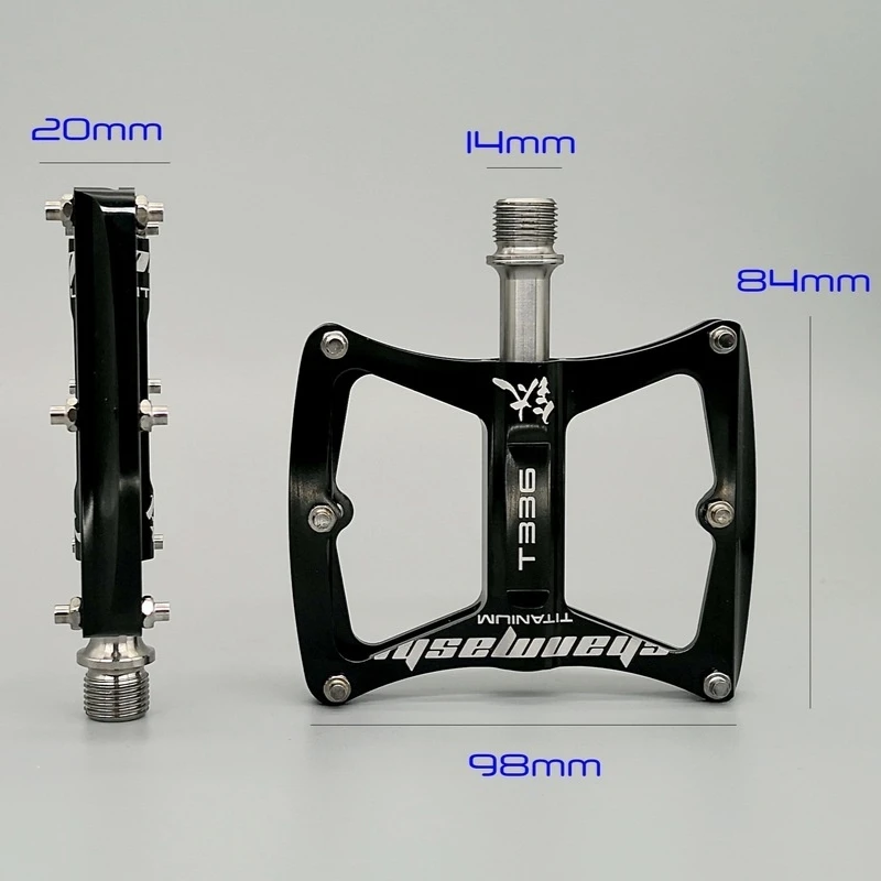 SHANMASHI Pedal Titanio Montaña – Rodamientos de Precisión Plegable - imagen 5