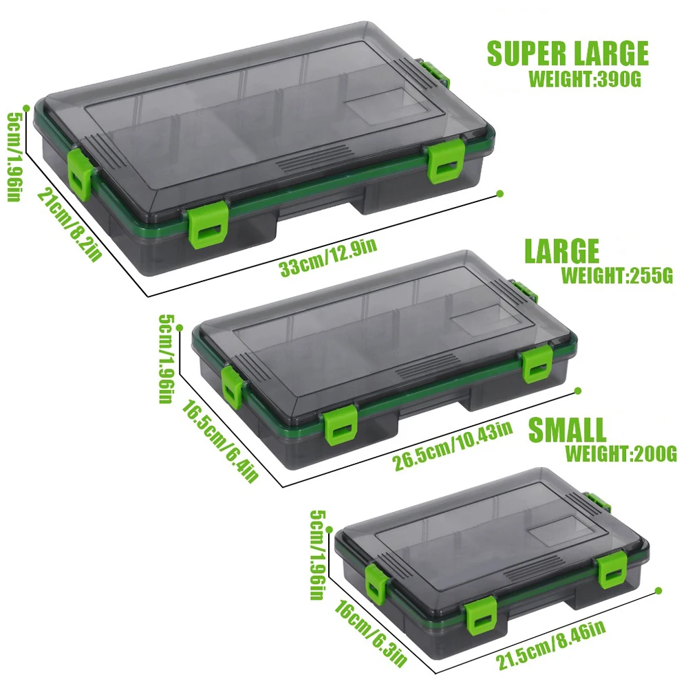 Caja de aparejos de pesca de gran capacidad, organizador de almacenamiento, cebo Artificial, accesorios de pesca de carpa, herramientas de pesca, equipo de caja de herramientas - imagen 3