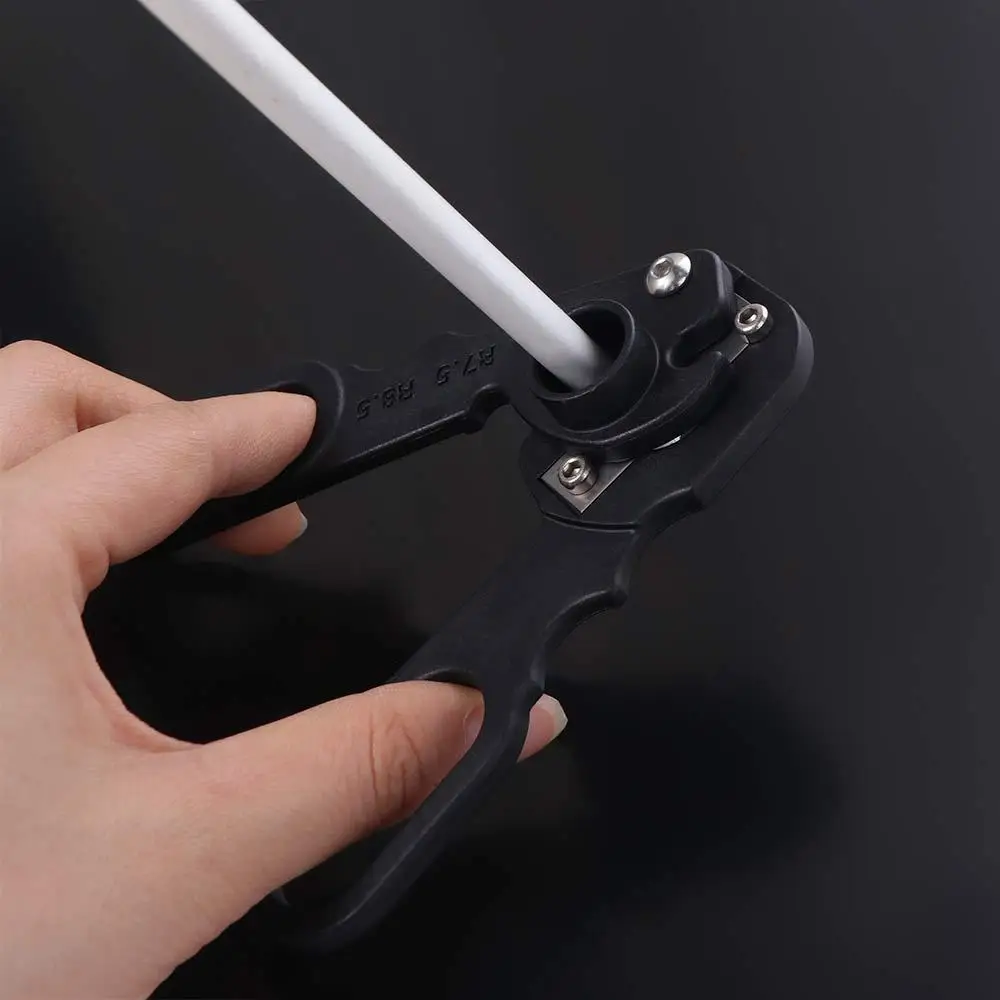 Cortador moldeador de punta de taco, herramienta de reparación de tijera, cabezal de billar de alta resistencia, recortador, cabezal de cuero, puntas de reparación de taco de repuesto - imagen 2