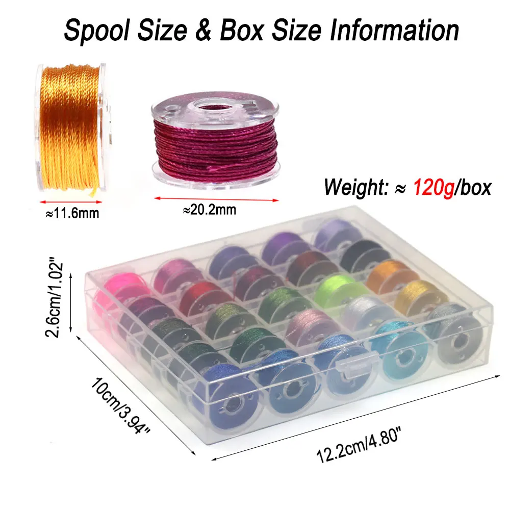 ICERIO 25 unids/caja alta resistencia 3 hebras 300D hilo de encuadernación de asistencia de pesca anzuelos de Jigging lento ayuda atado línea soportes de bobina - imagen 3