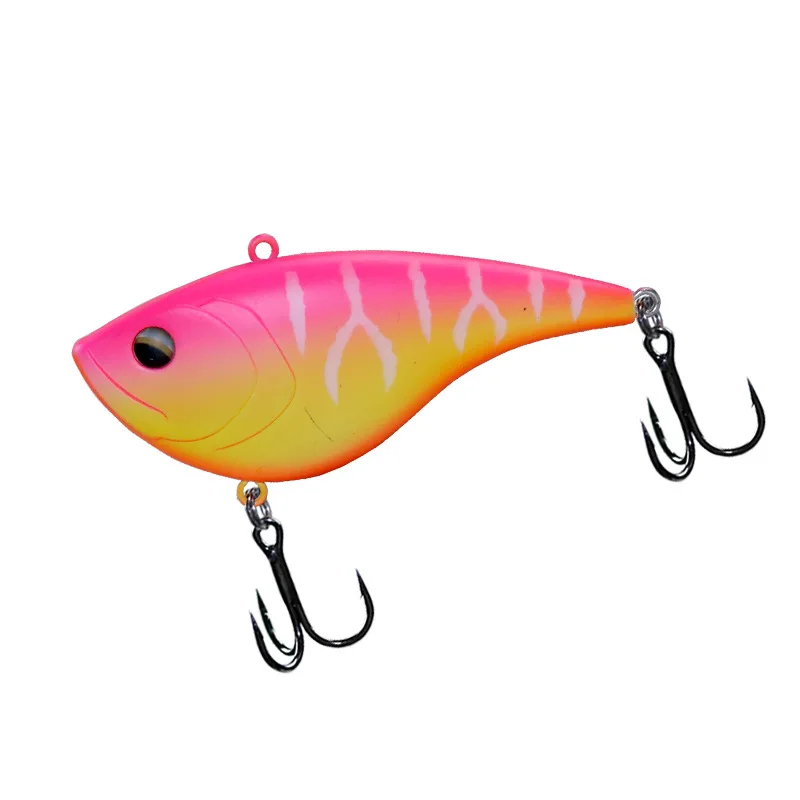 1 unidad de 80mm 21g, aparejos de pesca Crankbait sin labios, cebos de sonajero, señuelo de pesca VIB, Wobblers para Lucio, perca, cebo vibratorio - imagen 5