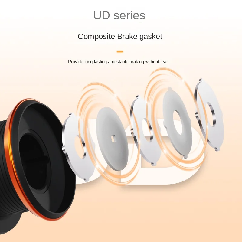 BILLINGS Serie UD, relación de engranaje 5,0:1, arrastre máximo de 14 libras, carrete de pesca giratorio, para agua dulce y salada - imagen 4