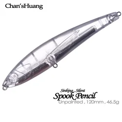 Chan'sHuang lápiz silencioso hundiente señuelo artificial a mano