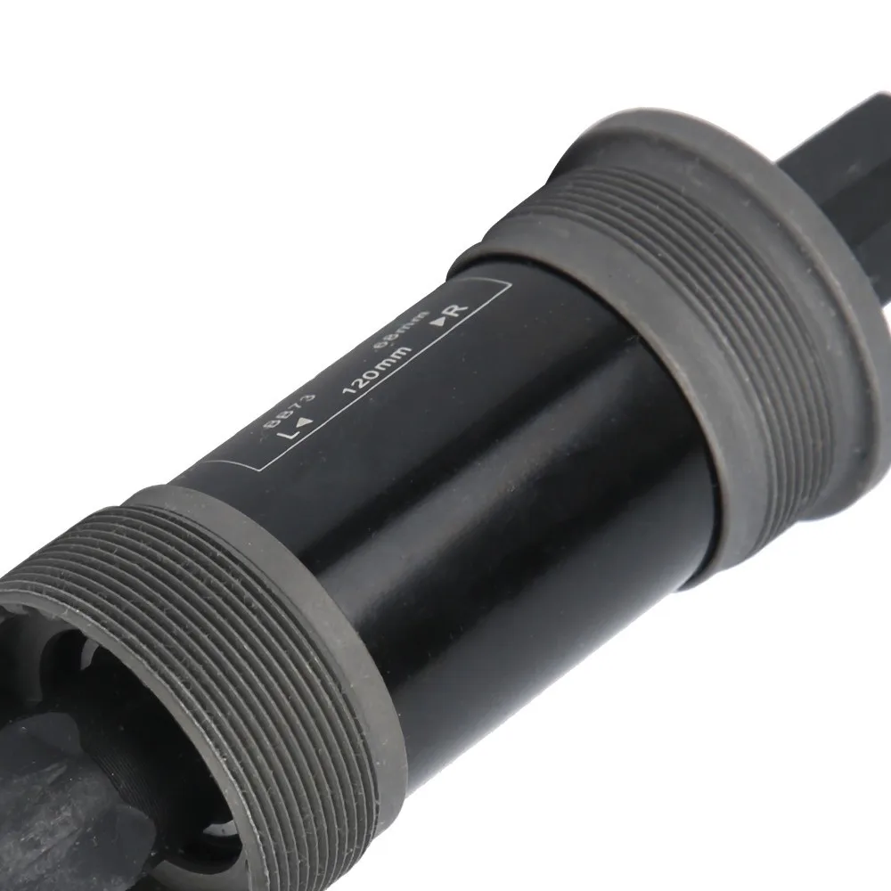 1 Juego de soporte inferior sellado de 68mm, soporte inferior de bicicleta cónico cuadrado de acero al carbono, longitudes de 113/120/126mm con tornillos